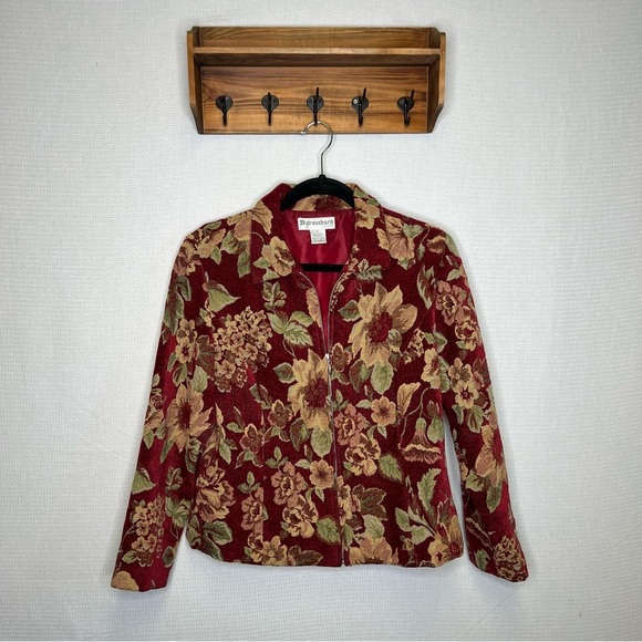 Dressbarn‎ | Vintage Carpet Grandma Core Coat Jacket LP - Picture 1 of 6